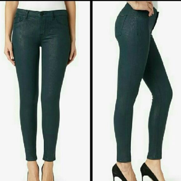 HudsonâCoated HoundstoothâPrintâJeans - Picture 1 of 7